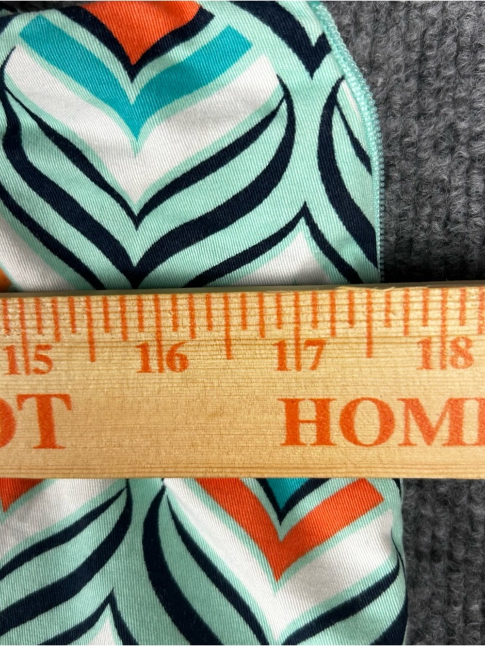 Crown & Ivy Geo Print Skort Retro Y2K Mini Colorblock Teal Orange Size 8 - Picture 11 of 11
